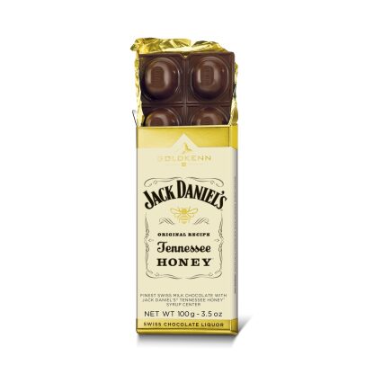 Jack Daniel's Tennessee Honey Likeur Melk chocolade reep 100 gr