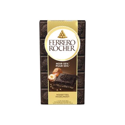 Ferrero Rocher Reep van 55% pure chocolade met hazelnoot