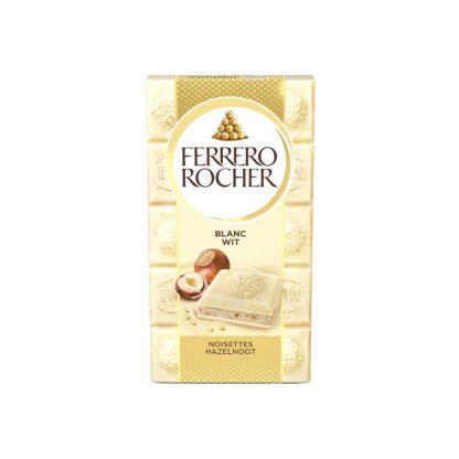 Ferrero Rocher Reep van witte chocolade met hazelnoot